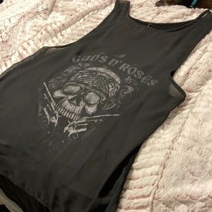 High low top- guns and roses